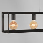 Hanglamp Tetto 120x20x141 cm Zwart Metaal