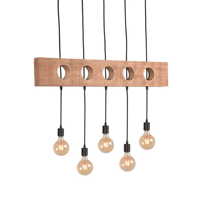 Hanglamp Timber Rough Mangohout
