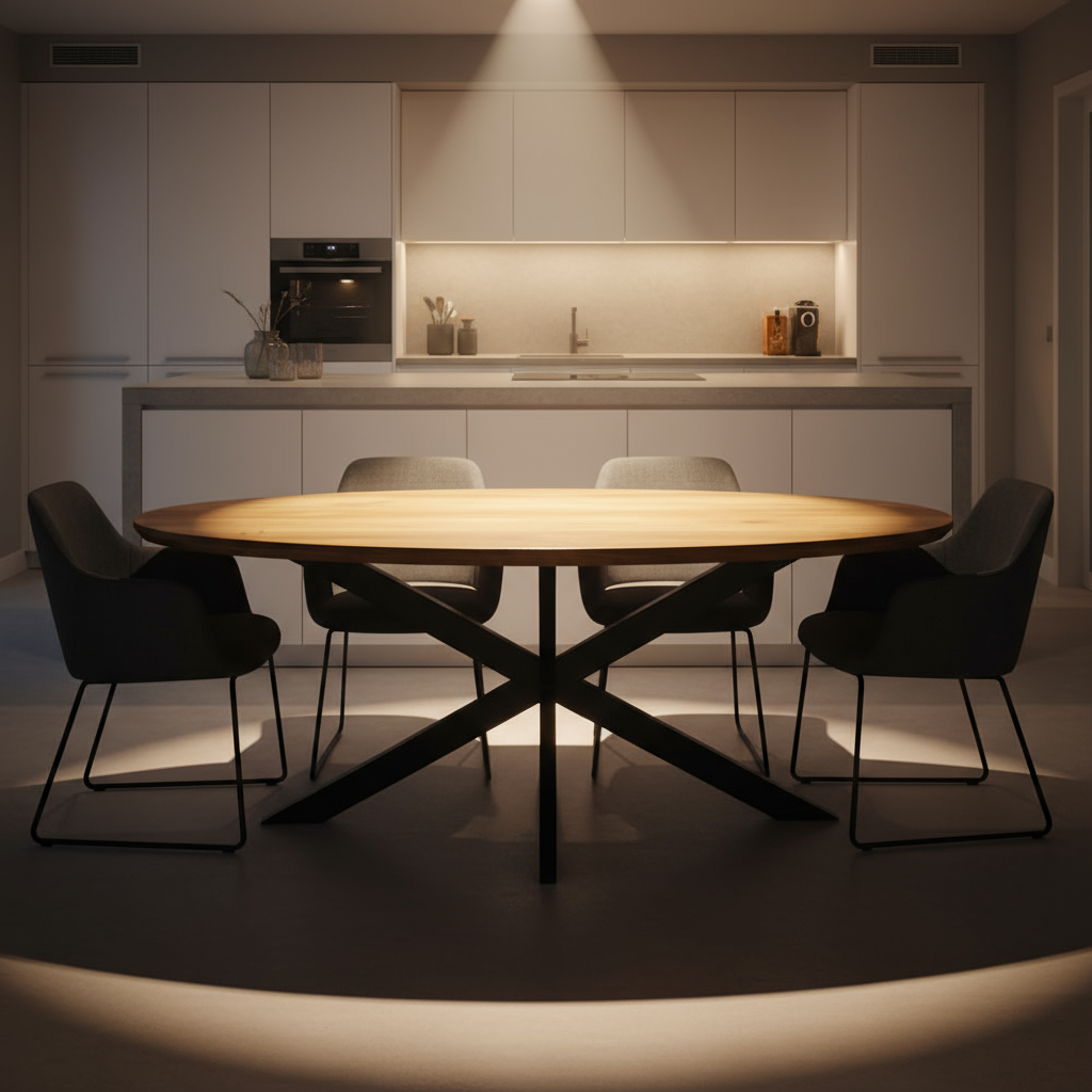 Eettafel Bert ovaal mangohout