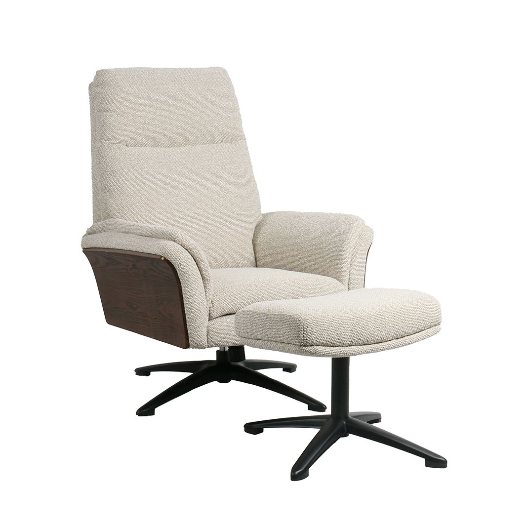 Relaxfauteuil Zenza + hocker
