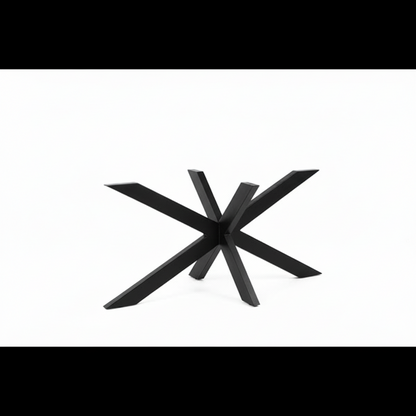 Mangohouten Eettafel Gerrit ovaal - 6 cm dik blad