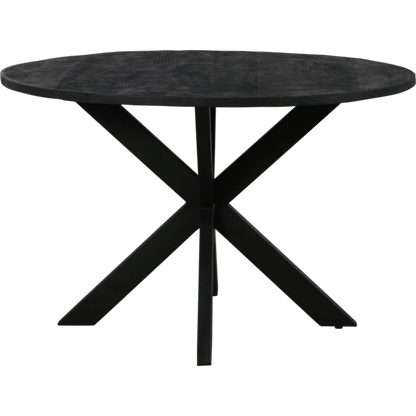 Eettafel rond zwart