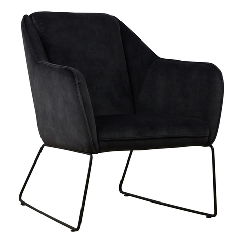 Fauteuil Lara - Zwart Adore