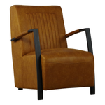 Fauteuil Fien - Cognac Bull