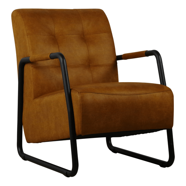 Sessel Mia – Cognac-Bulle