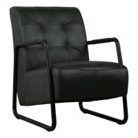 Fauteuil Mia - Antraciet Bull